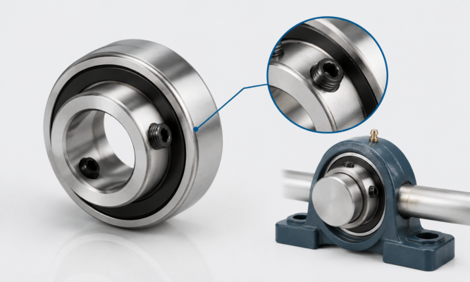 Set Screw Locking Bearing e1785402198939